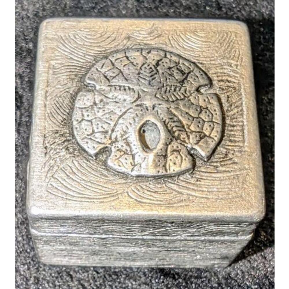 Vintage Yorkshire Designs Collector Series 1978 Pewter Earrings in Trinket Box